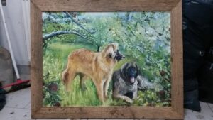 Hunde Ölgemälde