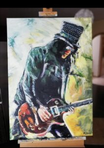 Slash Ölgemälde